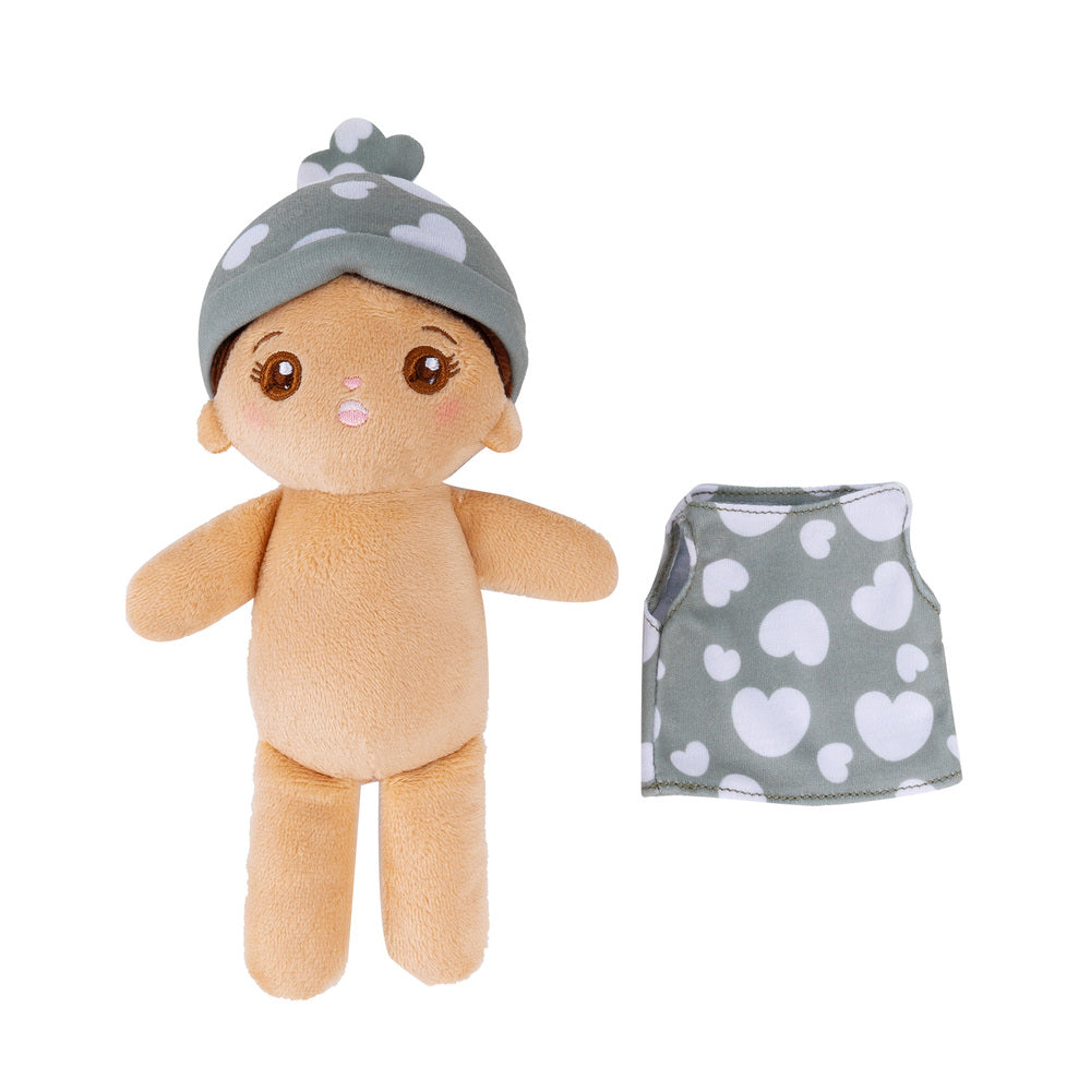 Multiethnique Ensemble de Jouet Sonore en Peluche de Poupée