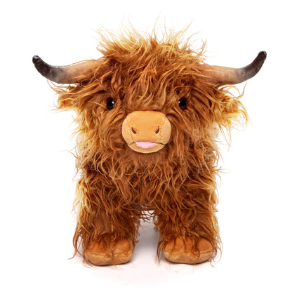 Ensemble de jouets en peluche de vache Highland, parfait comme cadeau de fête