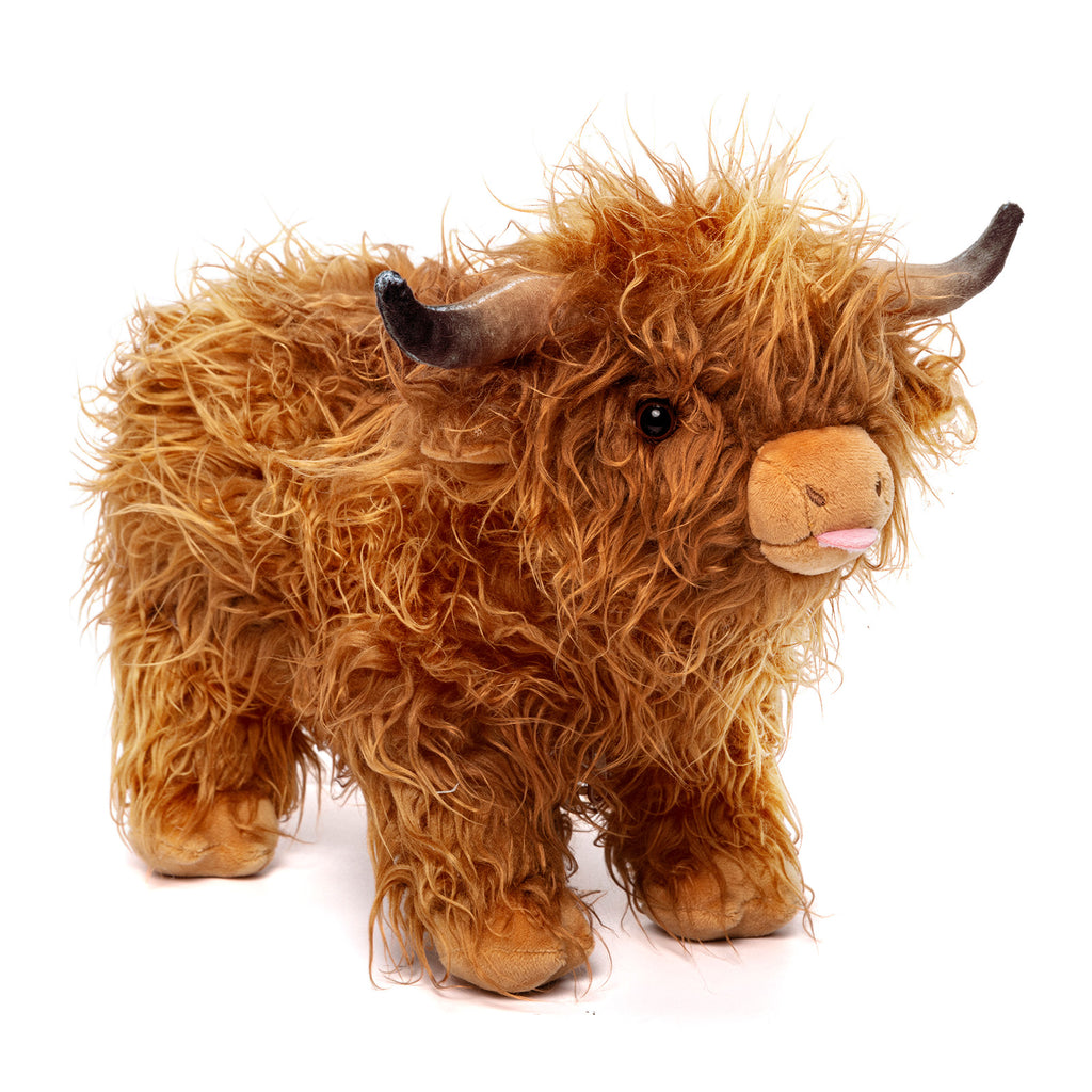 Ensemble de jouets en peluche de vache Highland, parfait comme cadeau de fête