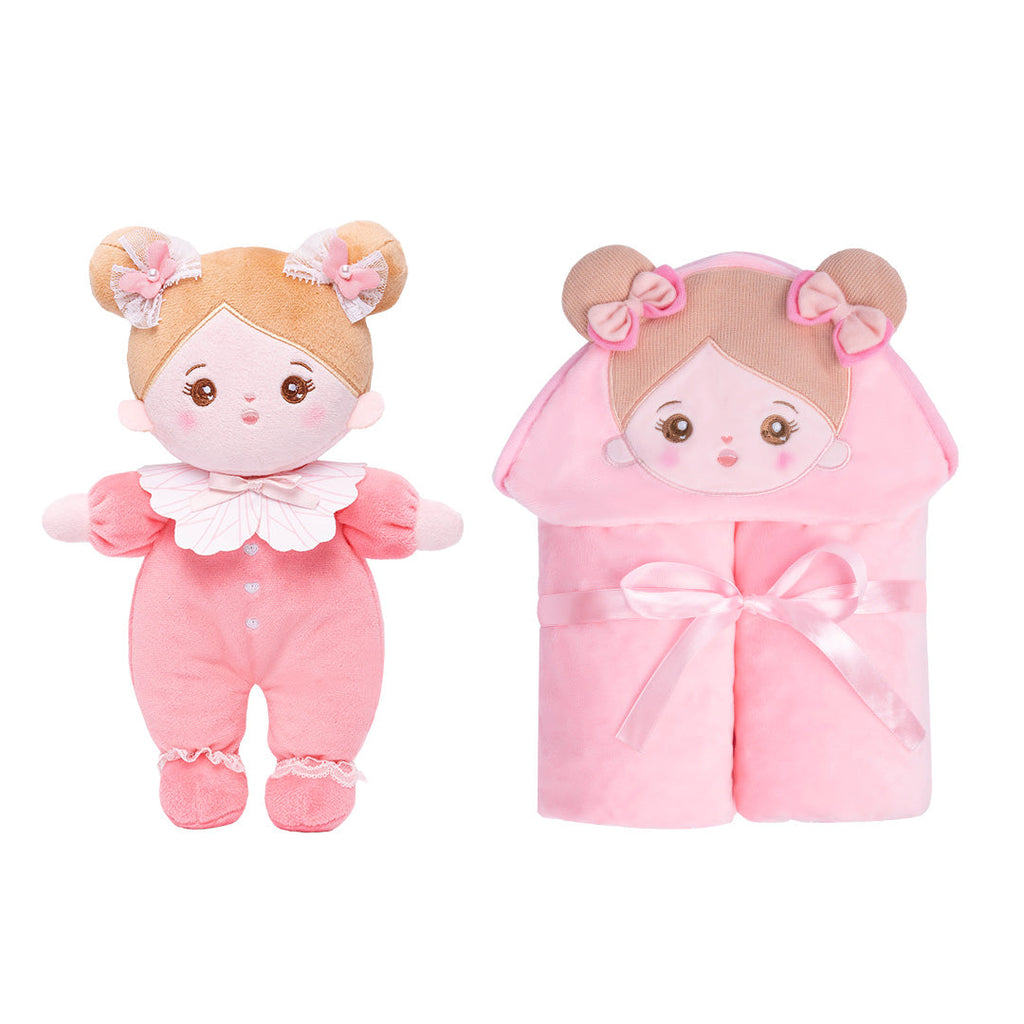 Poupée personnalisée et couverture bébé douce de 89 cm (35 pouces)