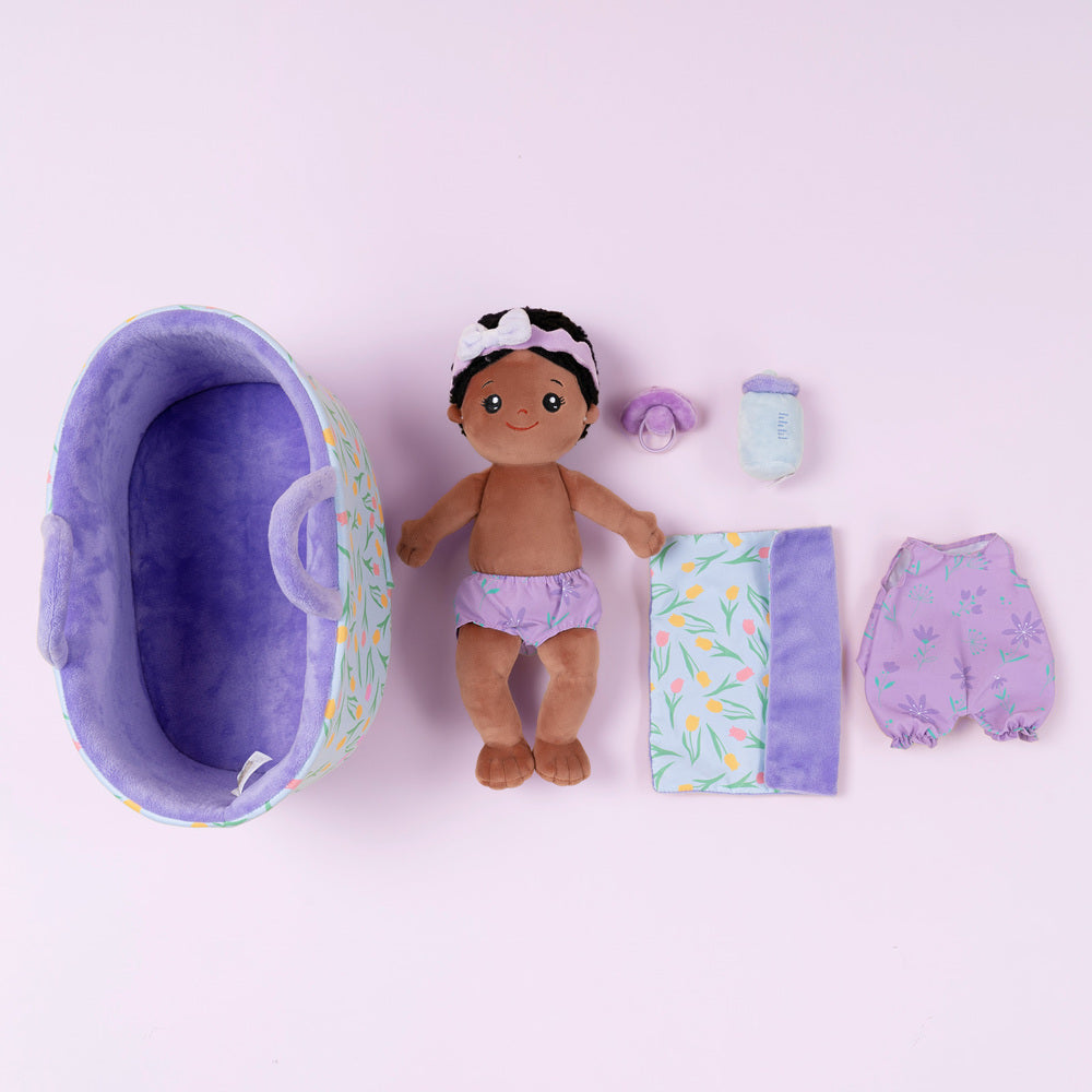 Mini Personnalisée Poupée en Peluche & Ensemble-cadeau
