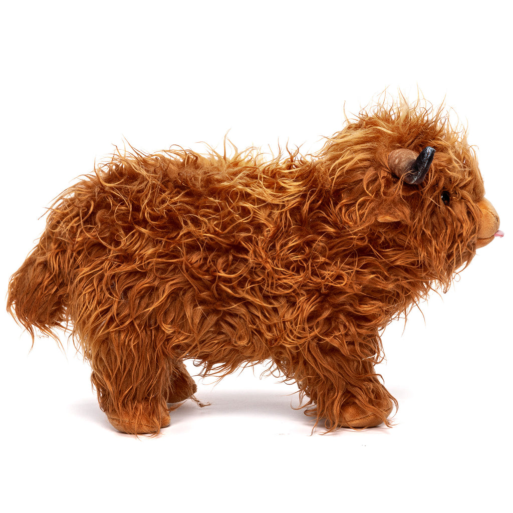 Ensemble de jouets en peluche de vache Highland, parfait comme cadeau de fête