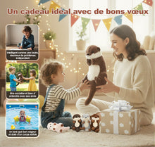 Charger l&#39;image dans la galerie, Peluches famille Loutre avec 4 bébés