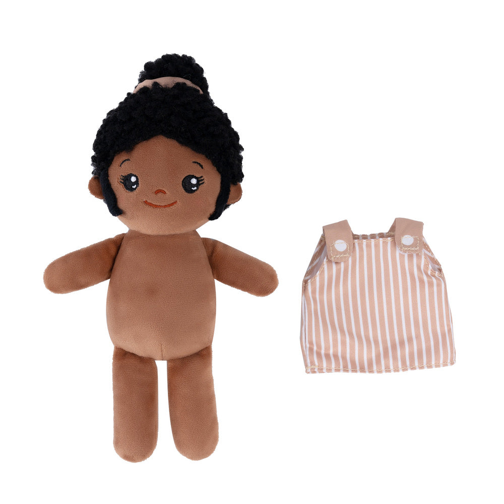 Multiethnique Ensemble de Jouet Sonore en Peluche de Poupée