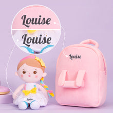 Charger l&#39;image dans la galerie, Personnalisée Poupée en Peluche avec Yeux Ouverts en Costume de Licorne