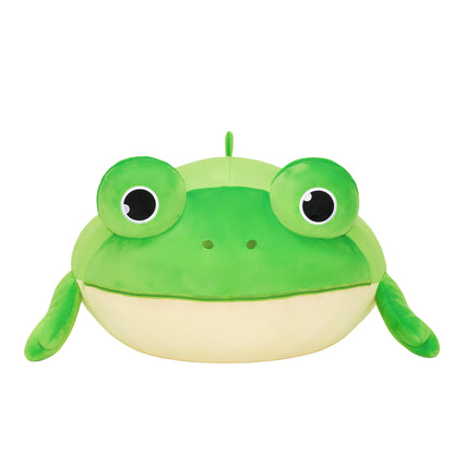 Sac de rangement pour jouets en forme de grenouille avec tapis de jeu qui tire la langue
