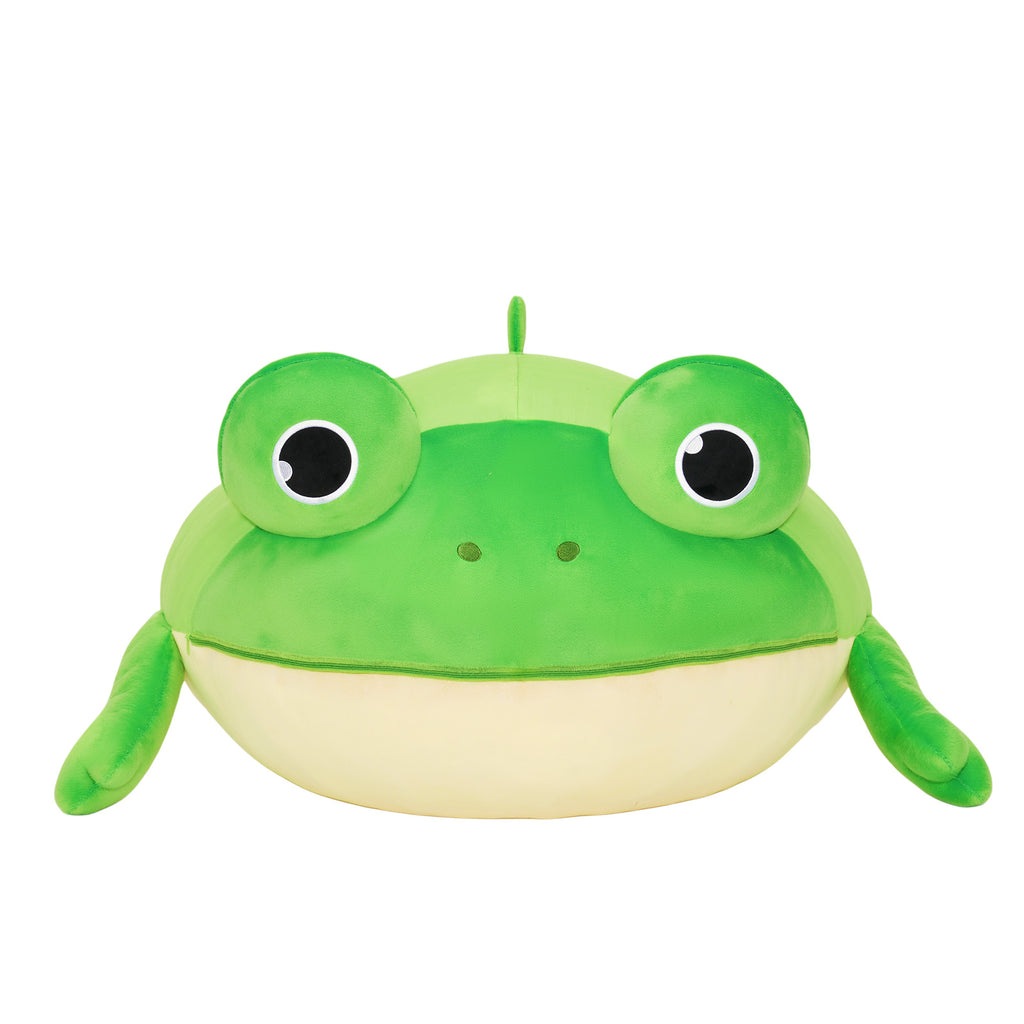 Sac de rangement pour jouets en forme de grenouille avec tapis de jeu qui tire la langue