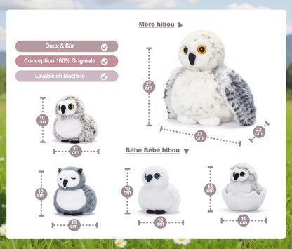 Ensemble de Jouets en Peluche pour Bébé, Première Famille D'animaux