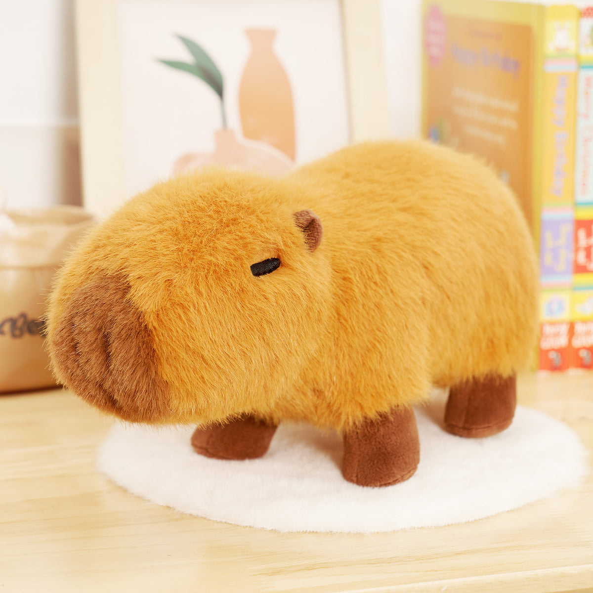 Peluche Capybara Jouet,23cm Peluche Capybara Plush Joyeux Capybara Poupée en Peluche, Brun Peluche Cadeau pour Enfants-Fraise - Jeux - Jouets Peluche Capybara Jouet,23cm Peluche Capybara Plush Joyeux Capybara Poupée en Peluche, Brun Peluche Cadeau pour Enfants-Fraise - Jeux - Jouets