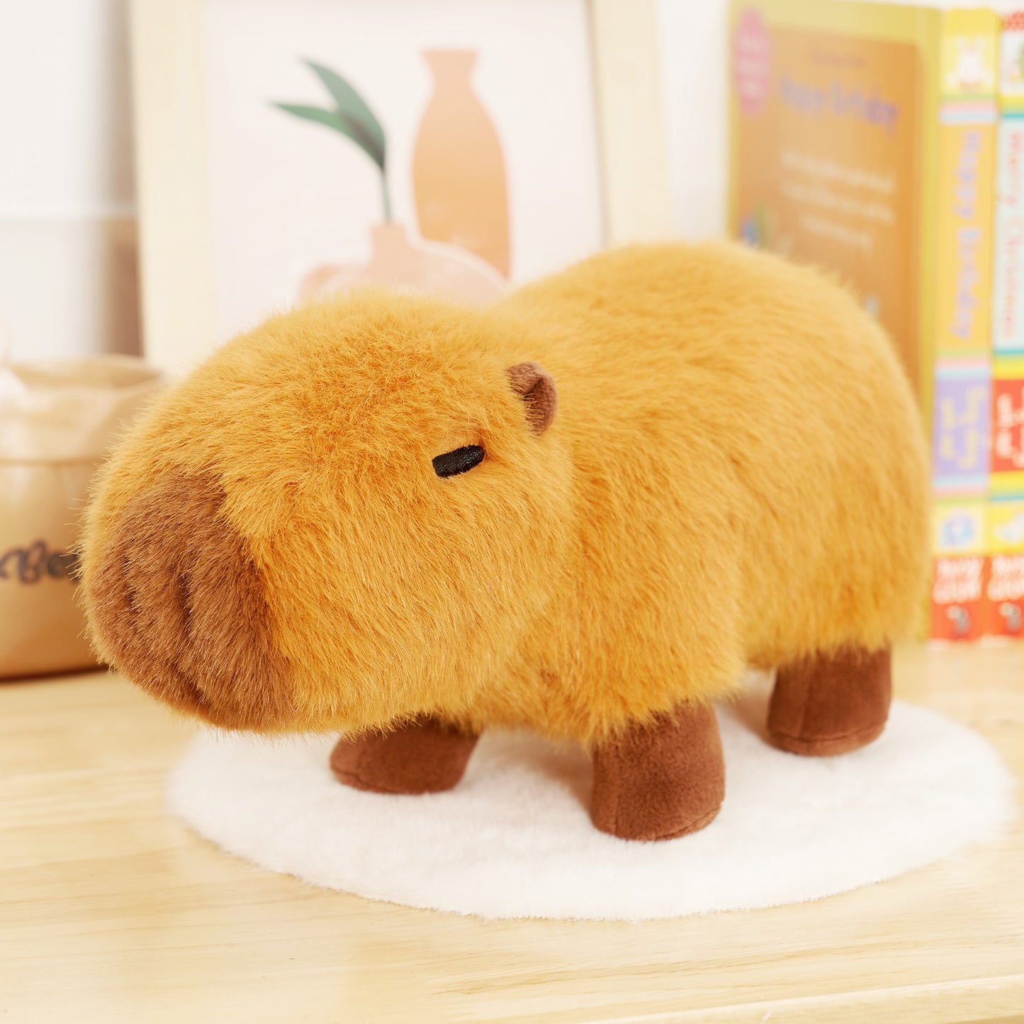 Mini Peluche Capybara Mignonne De 22 cm, Jouet Pour Enfants De Style Animal