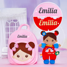 Charger l'image dans la galerie, Personnalisée Mini Poupée en Peluche pour Bébé Fille &amp; Ensemble-cadeau