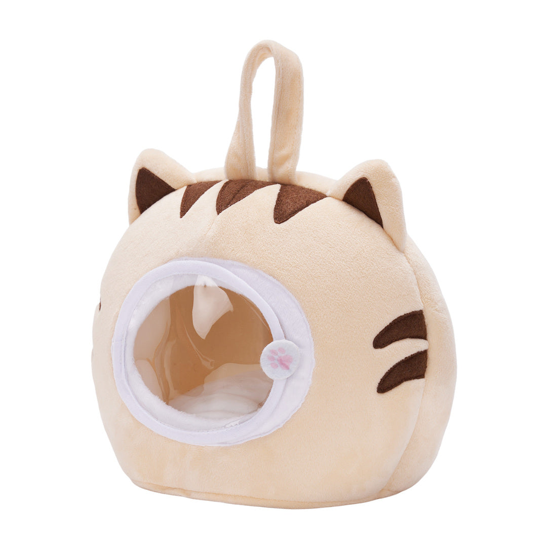 Maison pour chat en peluche personnalisée avec 5 adorables chatons