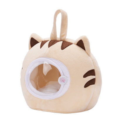 Maison pour chat en peluche personnalisée avec 5 adorables chatons