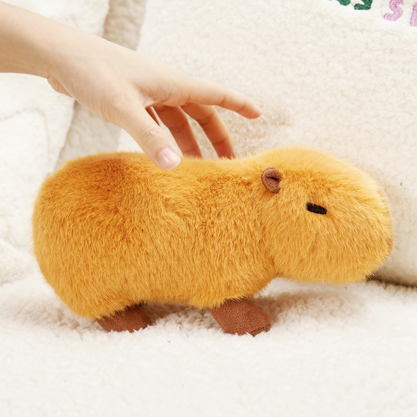 Mini Peluche Capybara Mignonne De 22 cm, Jouet Pour Enfants De Style Animal