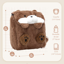 Charger l'image dans la galerie, Sac souple Kawaii en forme de loutre de mer, sac à dos convertible en sac bandoulière