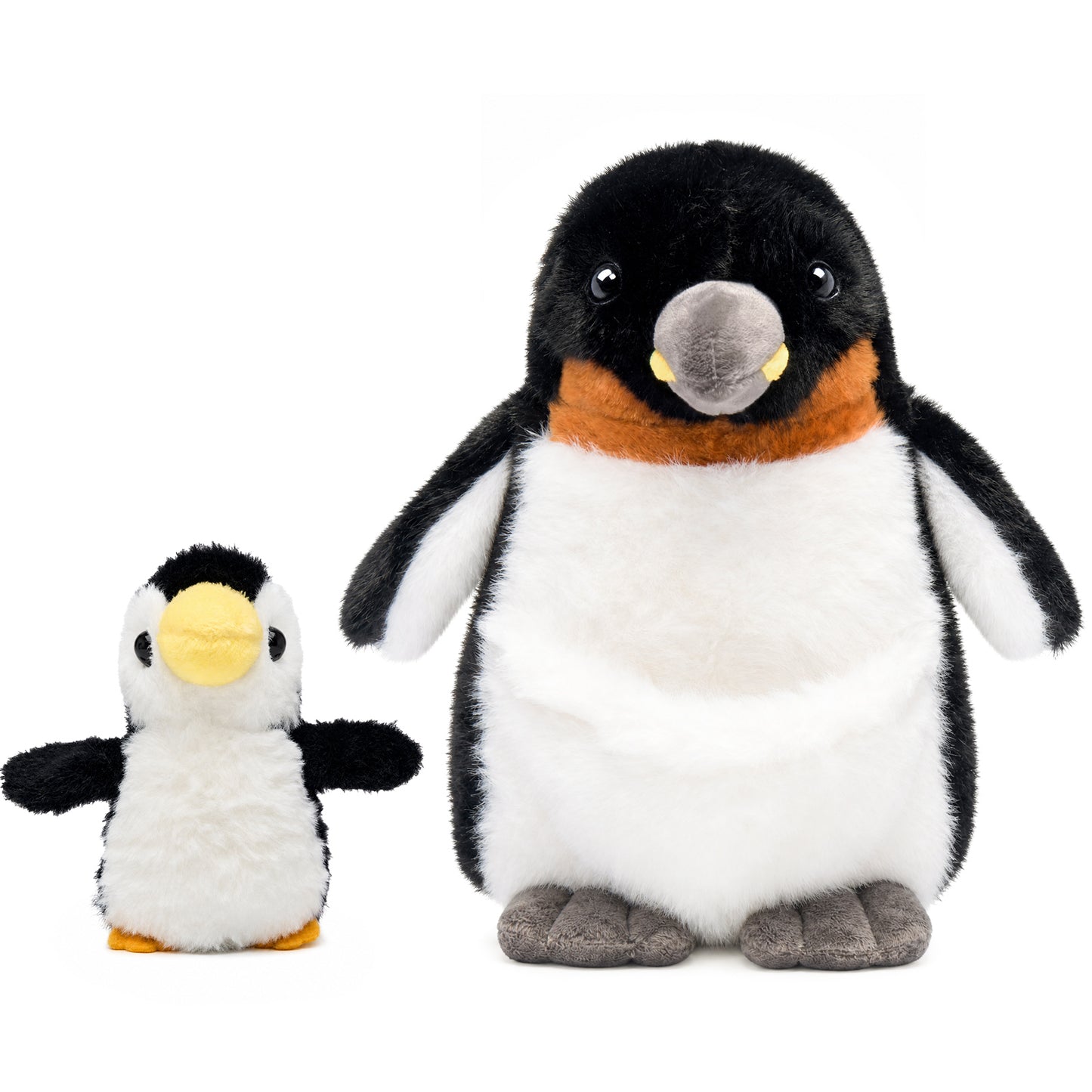 Ensemble Peluche Pingouin Maman & Bébé (Compagnon Doux 2-en-1)