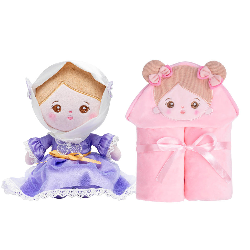 Poupée personnalisée et couverture bébé douce de 89 cm (35 pouces)