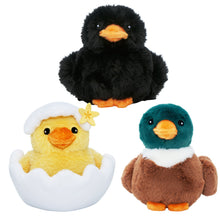 Charger l&#39;image dans la galerie, Famille de Canards, Peluche Nid de Canard avec 4 Bébés Canards à L&#39;intérieur
