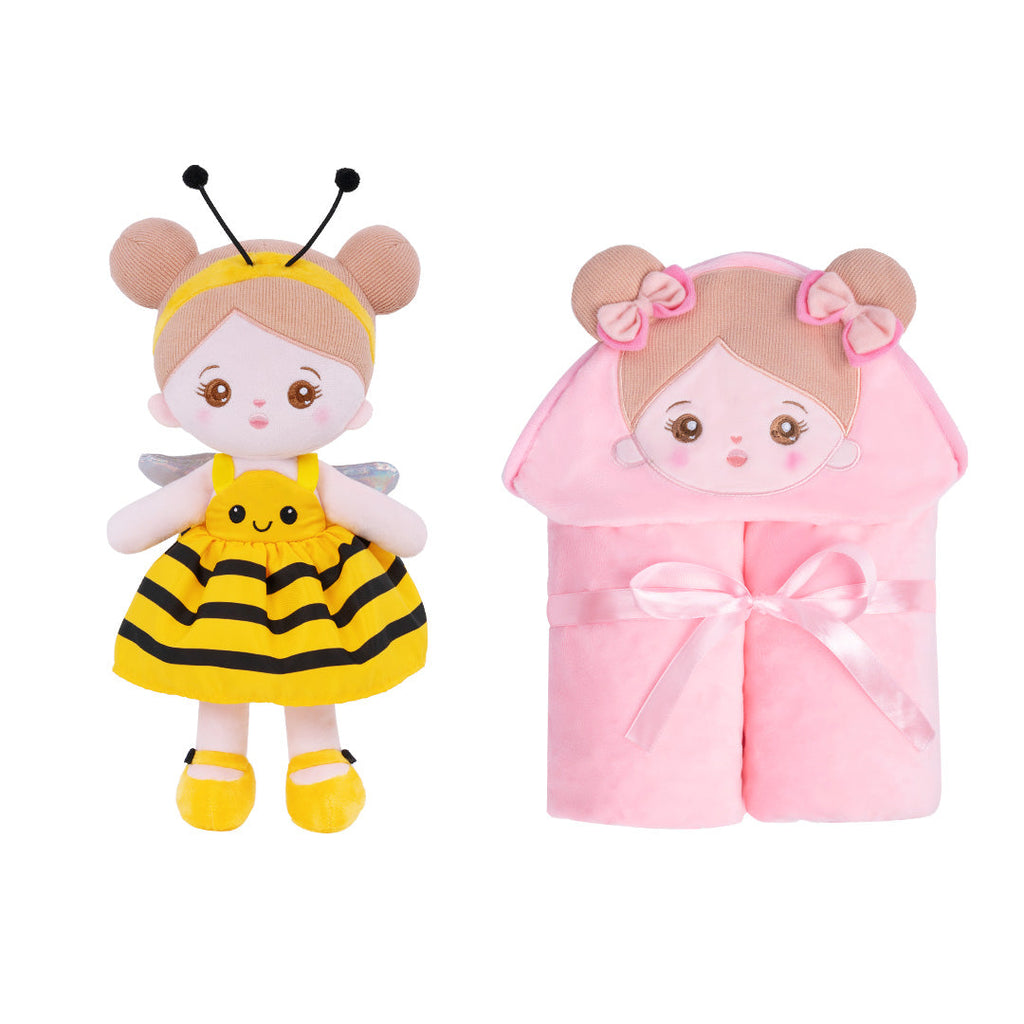 Poupée personnalisée et couverture bébé douce de 89 cm (35 pouces)