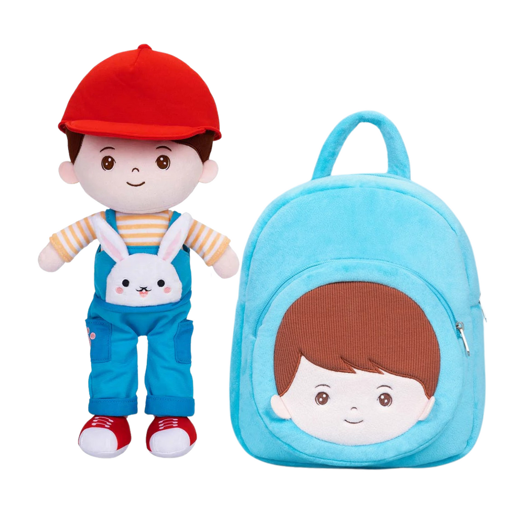 OUOZZZ Ensemble poupée personnalisée + sac à dos