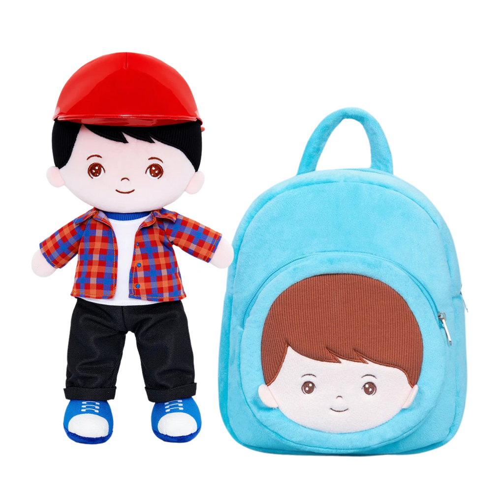 OUOZZZ Ensemble poupée personnalisée + sac à dos