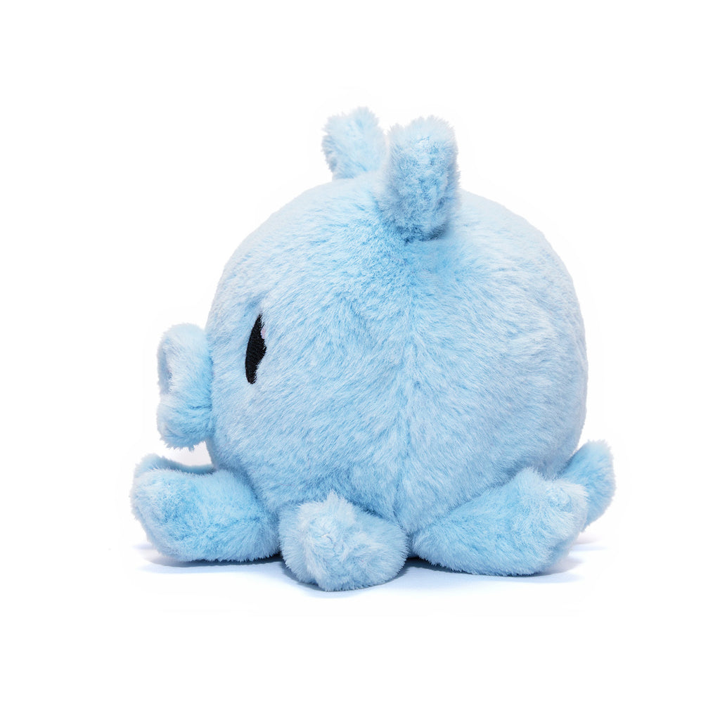 Peluche pieuvre avec 4 bébés pieuvres à l'intérieur