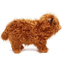 Charger l&#39;image dans la galerie, 40 cm - Peluche géante vache marron des Highlands pour enfants