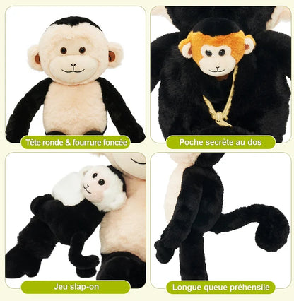 Ensemble de Jouets en Peluche pour Bébé, Première Famille D'animaux