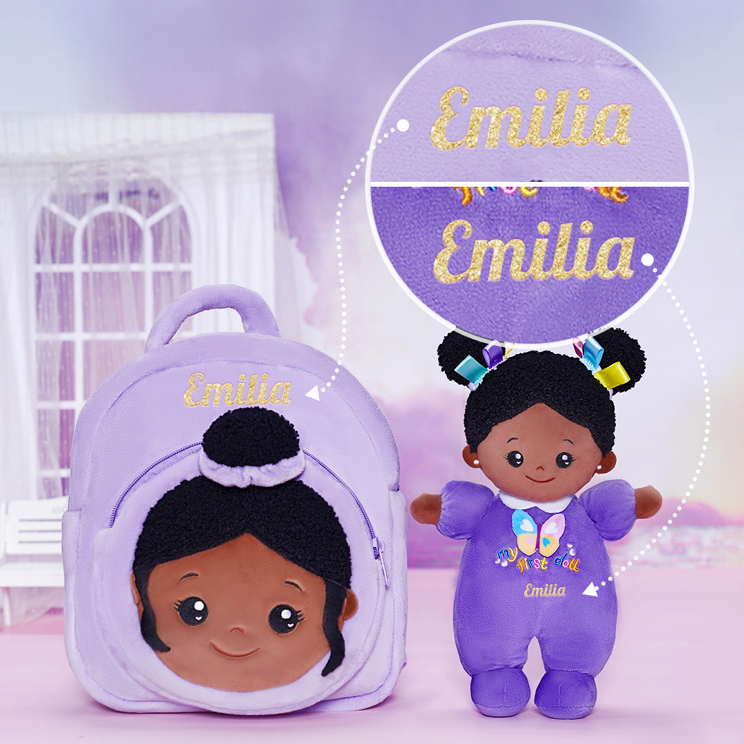 Ensemble Combiné de Sac à Dos de Poupée Personnalisée