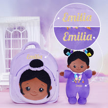 Charger l'image dans la galerie, Personnalisée Mini Poupée en Peluche pour Bébé Fille &amp; Ensemble-cadeau