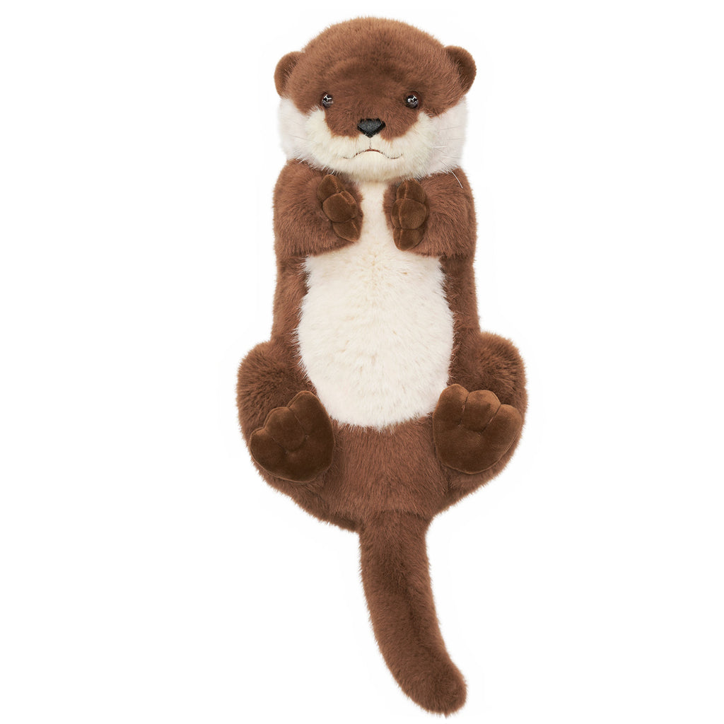Peluches famille Loutre avec 4 bébés