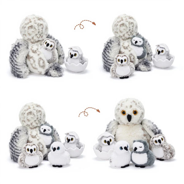 Ensemble de Jouets en Peluche pour Bébé, Première Famille D'animaux