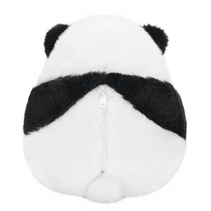 Ensemble de Jeu en Peluche de Famille Pandas avec 3 Bébés Coffrets Cadeaux pour Tout-petit