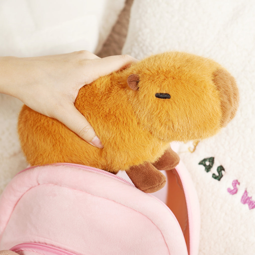 Mini Peluche Capybara Mignonne De 22 cm, Jouet Pour Enfants De Style Animal