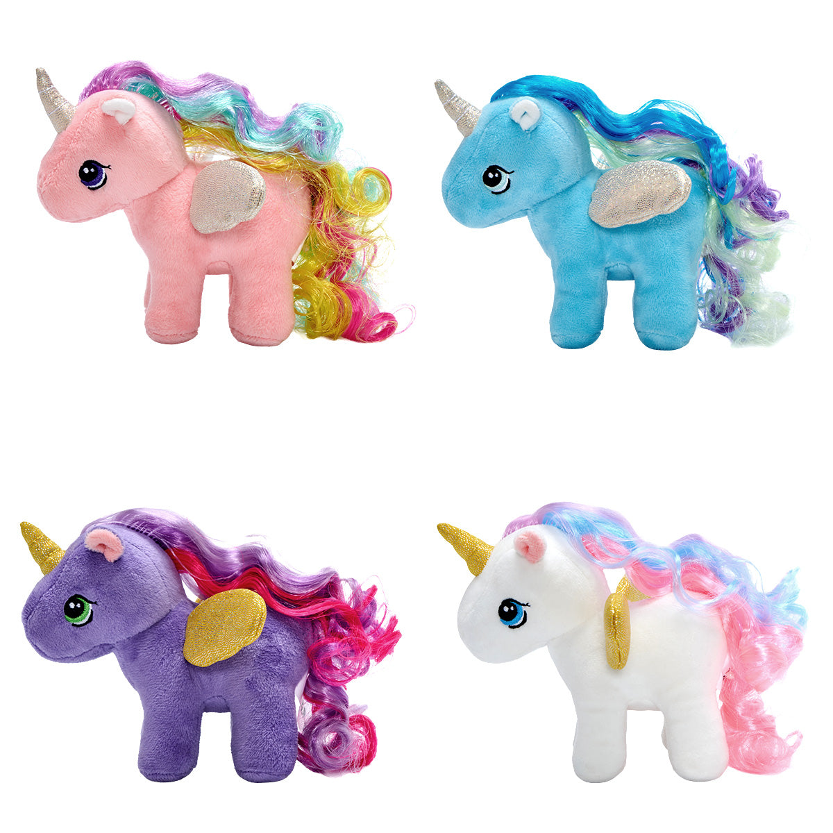 Ensemble de Jouets en Peluche Carrousel Licorne