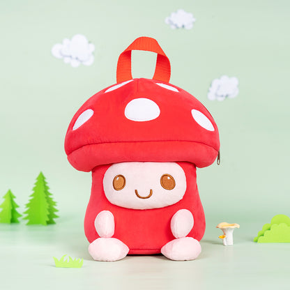Personnalisée Sac à Dos en Peluche de Champignon