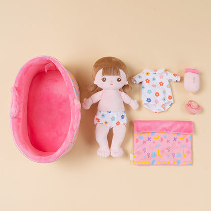 Mini Personnalisée Poupée en Peluche & Ensemble-cadeau