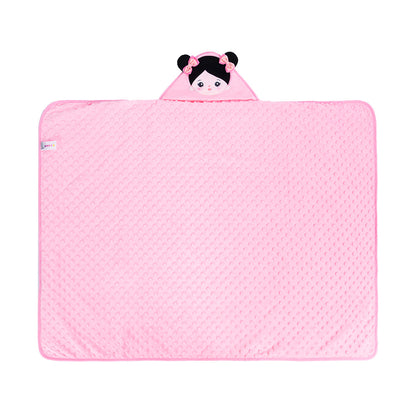 Personnalisée Couverture Bébé Ultra & Douce pour Bébé avec Cheveux Noirs