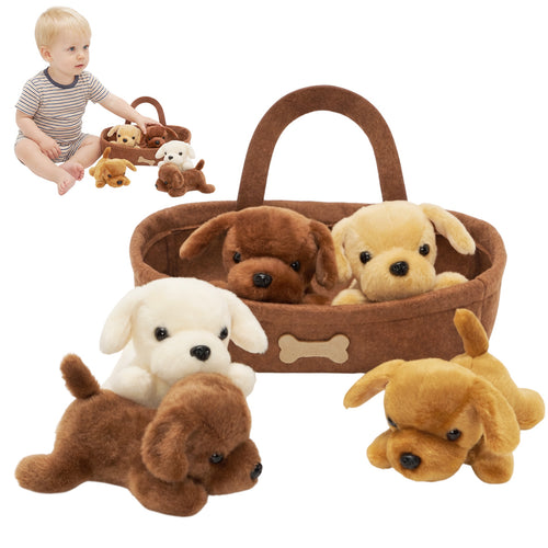 Ensemble de peluches pour chiot Golden Retriever