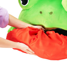 Charger l'image dans la galerie, Sac de rangement pour jouets en forme de grenouille avec tapis de jeu qui tire la langue