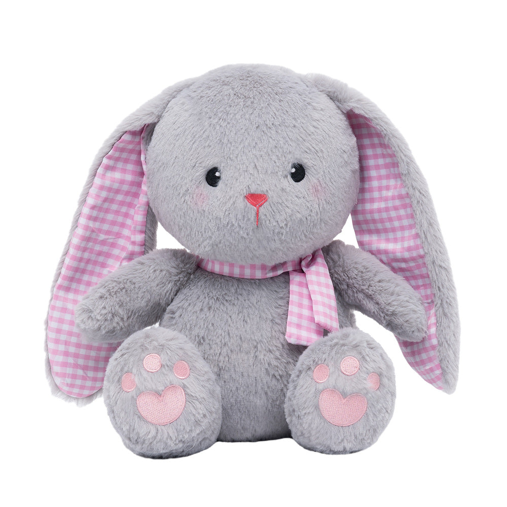 Ensemble de Jeu en Peluche de Famille Lapins avec 4 Bébés Coffrets Cadeaux pour Tout-petit