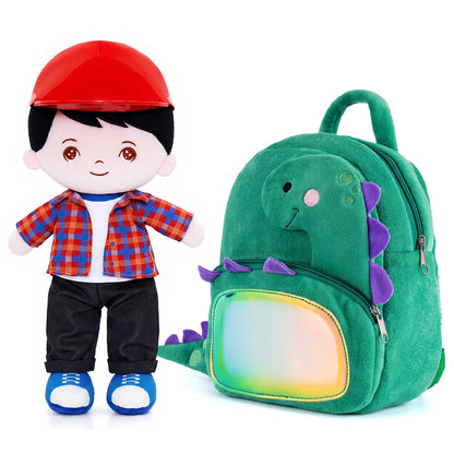 OUOZZZ Ensemble poupée personnalisée + sac à dos