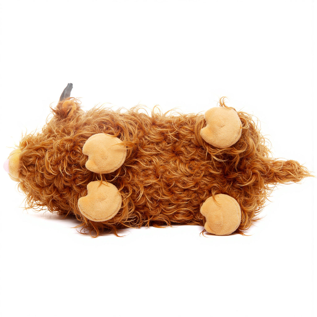 40 cm - Peluche géante vache marron des Highlands pour enfants