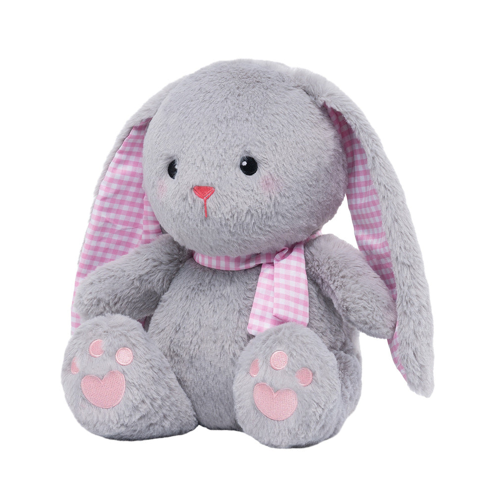 Ensemble de Jeu en Peluche de Famille Lapins avec 4 Bébés Coffrets Cadeaux pour Tout-petit