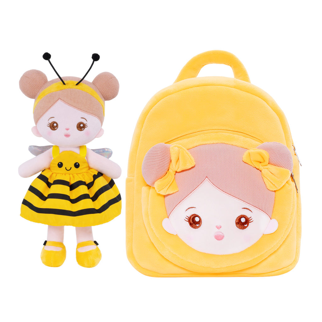 Personnalisée Poupée en Peluche avec Yeux Ouverts D'abeille