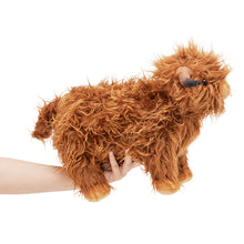 Charger l&#39;image dans la galerie, 40 cm - Peluche géante vache marron des Highlands pour enfants