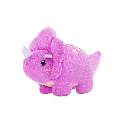 Peluche de la Famille des Dinosaures avec 4 Bébés Dinosaures,Comme Sac à Bandoulière