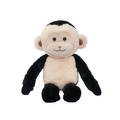Peluche singe capucin avec 4 bébés