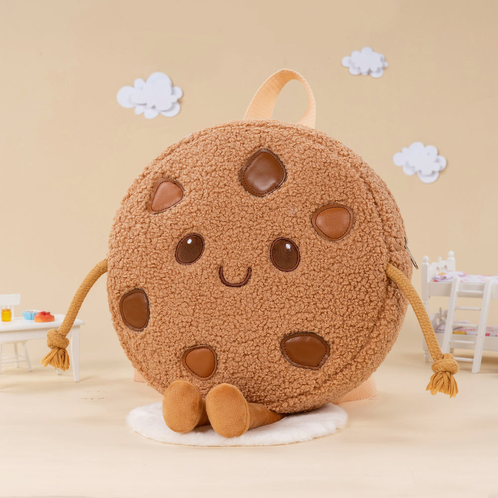 Personnalisée Sac à Dos en Peluche de Biscuits aux Pépites de Chocolat