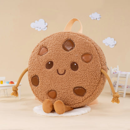 Personnalisée Sac à Dos en Peluche de Biscuits aux Pépites de Chocolat